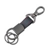 Seiwa WA76 Car Key Holder, Black Metal Style, Carabiner Hook,