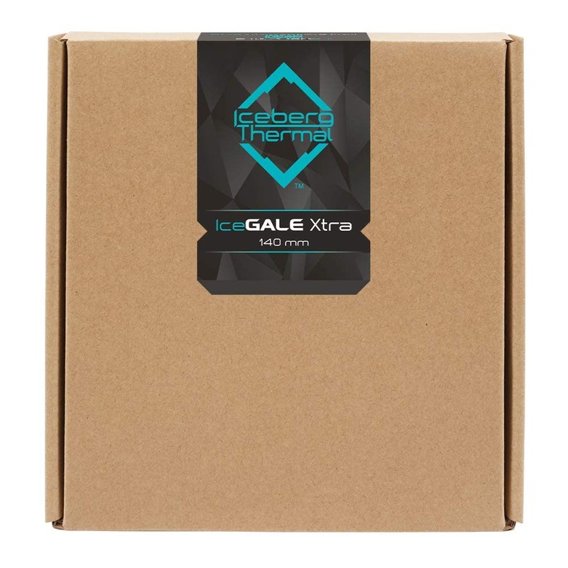 IceGALE 140mm PWM Ball Bearing High Performance Case Fan Black