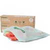 Compostic Home Compostable Resealable Gallon Bags, Microwave & Freezer Safe,
