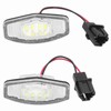 Pair of LED License Plate Lamp White Light 34100S0A013 Fit