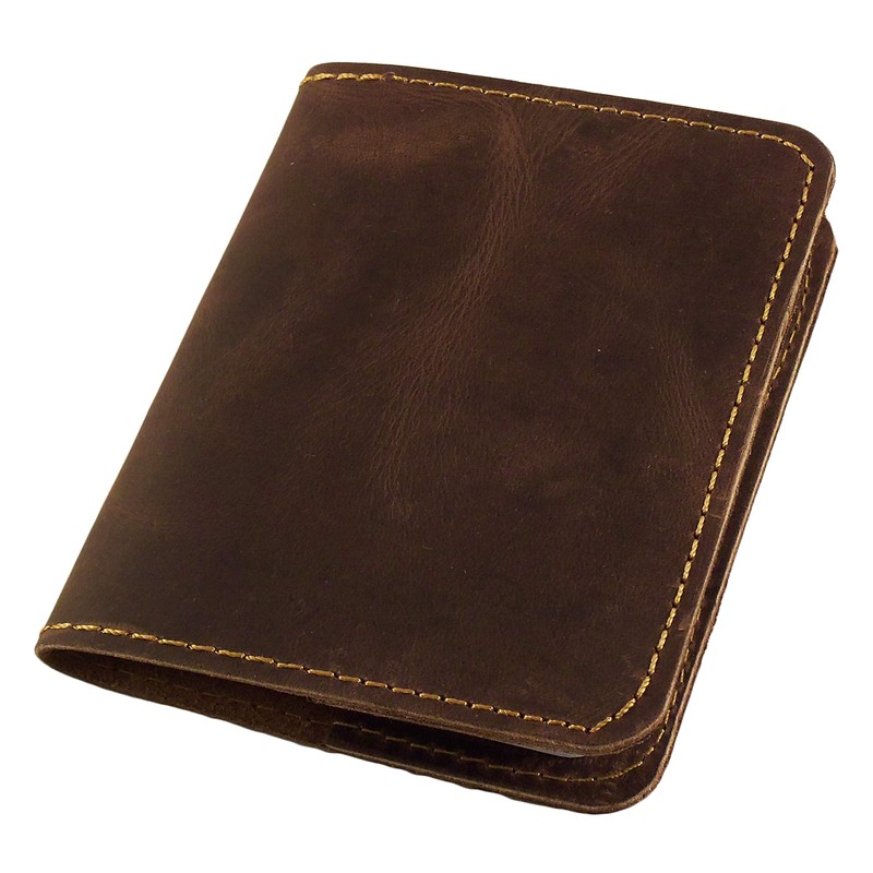 Refillable Leather Pocket Notebook - Mini Composition Cover - Fits