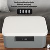 9L Capacity Document Lock Box, ABS Material Storage Trunk with