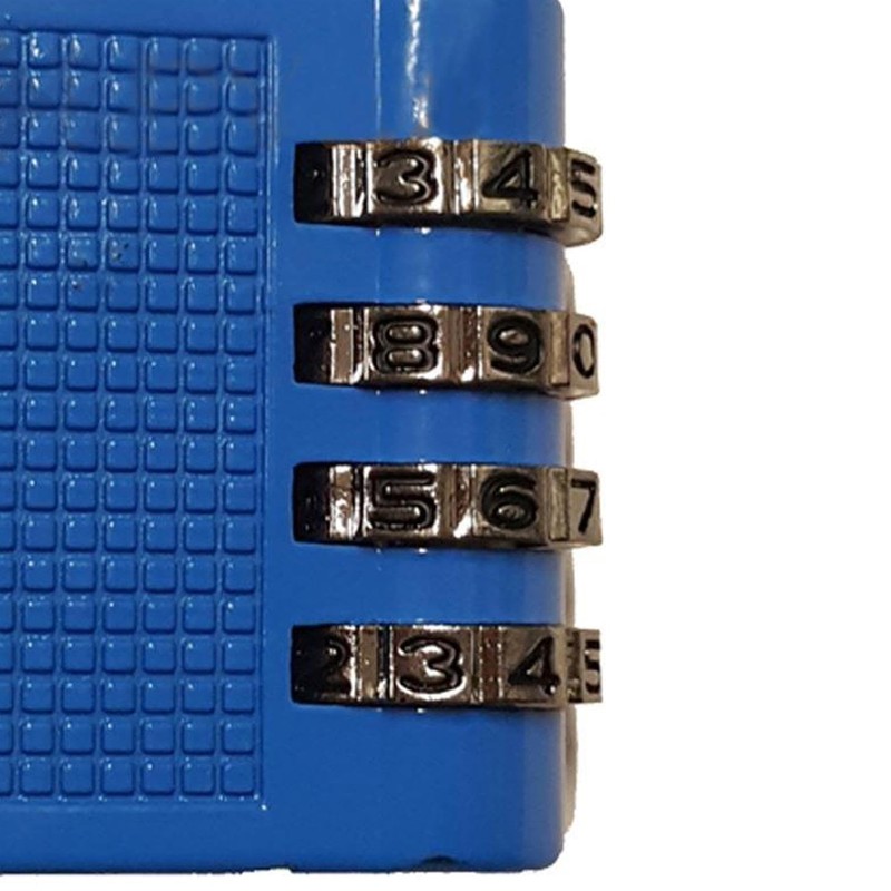 Dapetz ® 4-Digit Combination Padlock, Resettable Locker Padlock, Weatherproof Outdoor