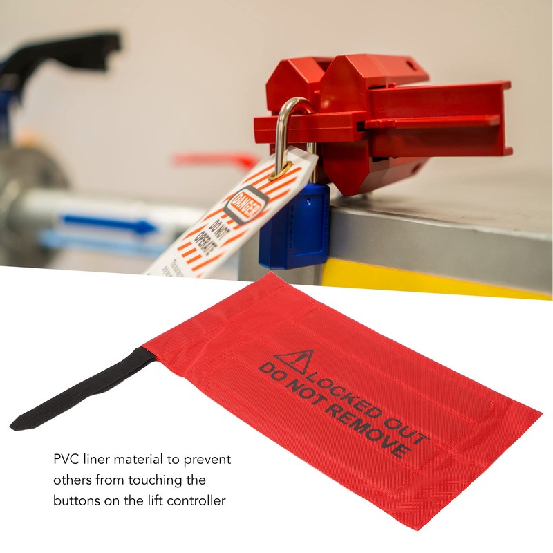 Lockout Tagout Lock with PVC Bag, Safety Padlock Lock for