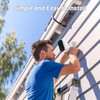 Wireless Solar Security Camera, Waterproof, 4MP Solar Powered, AI Motion