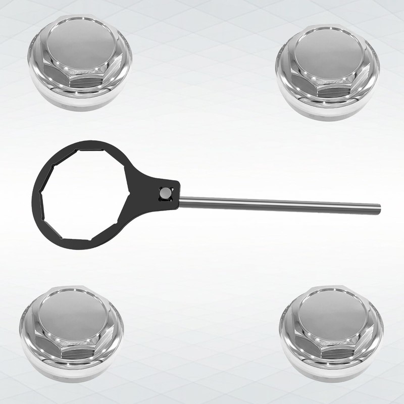 JMSMSH 10-sided Bullet/Diamond Wrench for Lowrider Wire Wheel Knock Off