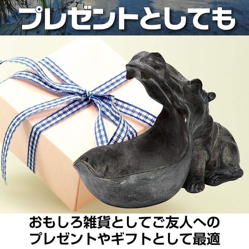 Boono Hippo Figurine, Funny Miscellaneous Goods, Figurine, Interior, Fashionable, Small