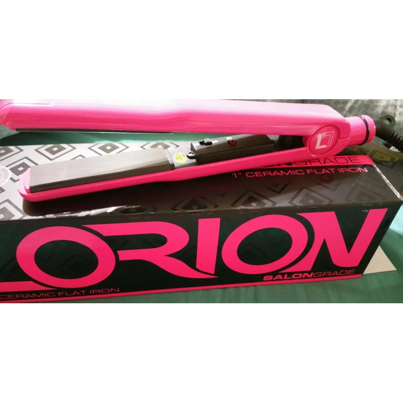 Lorion Diamond 1" Ceramic Flat Iron (salon Grade)Pink