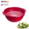 Westmark 2126221R Colander with Recessed Grips and Attachment Racks, Plastic,