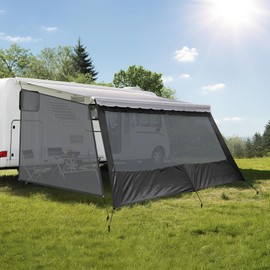 Kohree RV Awning Sun Shade Screen Kit with Side Shade, 8'x17'3'' RV Sun Shade for Awnings, 90% UV Protection, Easy to Install, Improves Shadow and Privacy for RVs Camper Trailer