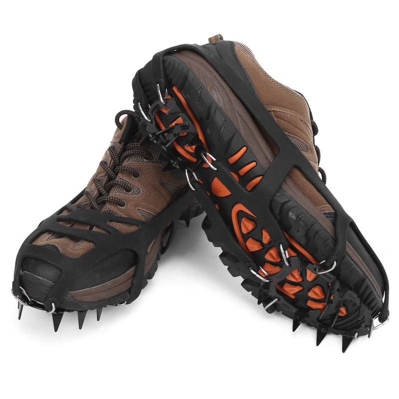 Crampons 18 Teeth Antislip Strong Grip Drop Resistant Ice Cleats