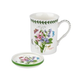 Portmeirion Botanic Garden Sweet Pea Mug and Coaster Set