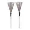 Drum Brush Steel Wire Maple Wooden Handle Percussion Tool Instrument