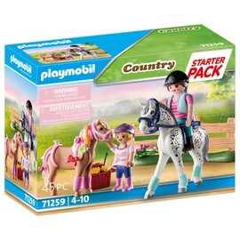 PLAYMOBIL Country 71259 Starter Pack Horse Care with Lots of Accessories, from 4 Years