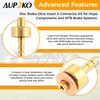 Aupoko 4 Sets Bicycle Brake Olive Insert Bike Hydraulic Disc