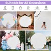 Spandex Round Arch Backdrop Cover 150cm White – Stretch-Fit Wrinkle-Resistant