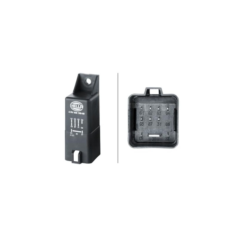 HELLA 4RV 008 188-691 Control Unit, Glow Time, 12 V,