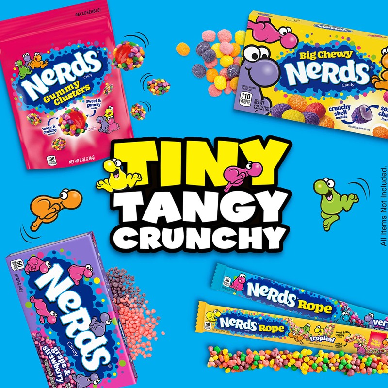 Nerds Candy, Grape & Strawberry Flavor, 5 Ounce Movie Theater