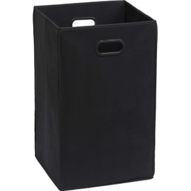 Simple Houseware Foldable Closet Laundry Hamper Basket, Black