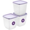 SmartStore Freezer Storage Boxes 1L Set of 3 - BPA