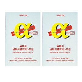 Days On One Day Alpha CD Effects Alpha CD Alpha Cyclodextrin 2 Week Diet 14 Packets, 2 Pieces / 데이즈온 원데이 알파CD 효능 알파시디 알파시클로덱스트린 2주다이어트 14포, 2개
