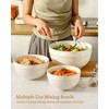 Seyatoo Ceramic Mixing Bowls Set of 3, Large Serving Bowls
