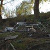 CAMPINGMOON Campfire Trivet Pot Stand Folding 304 Stainless Steel Two