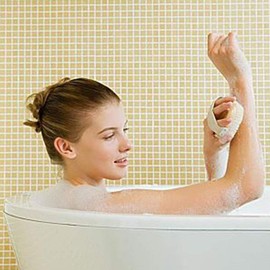 Veraly Cepillo para cuerpo seco con cepillo para uñas- Cepillo para cerdas naturales para masaje corporal Cepillado para pieles: exfoliante suave, aumento de la circulación, nódulos suaves para masajes