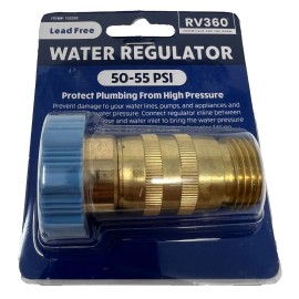 RV360 1 NEW RV360 Water Regulator for RV Camper Motor Home Trailer 50-55 PSI 132202