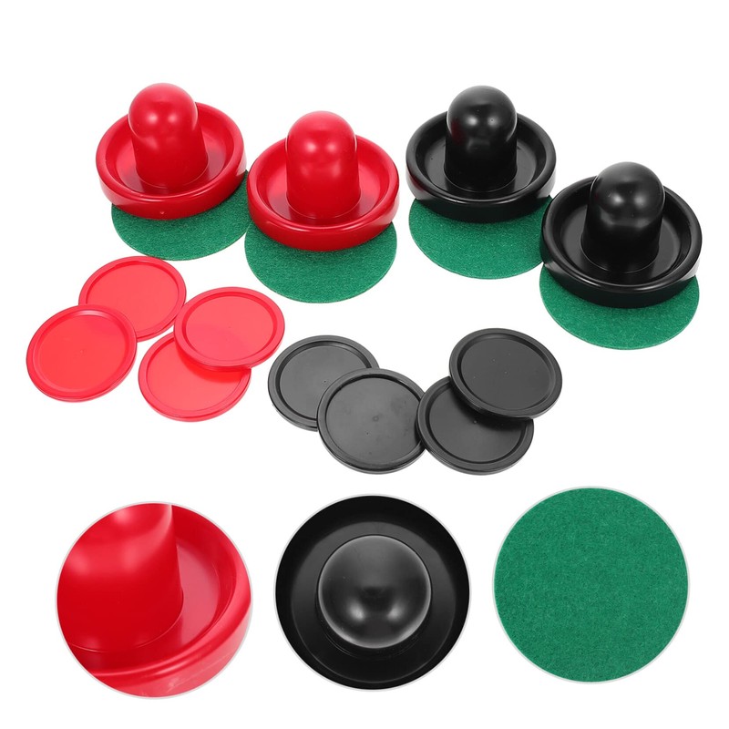 BESPORTBLE 1set Air Hockey Pusher Ergonomic Strikers Pucks for Table