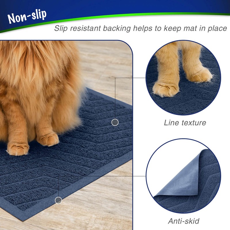 WePet Cat Litter Box Mat(No. 02-2), Kitty Premium PVC Pad,