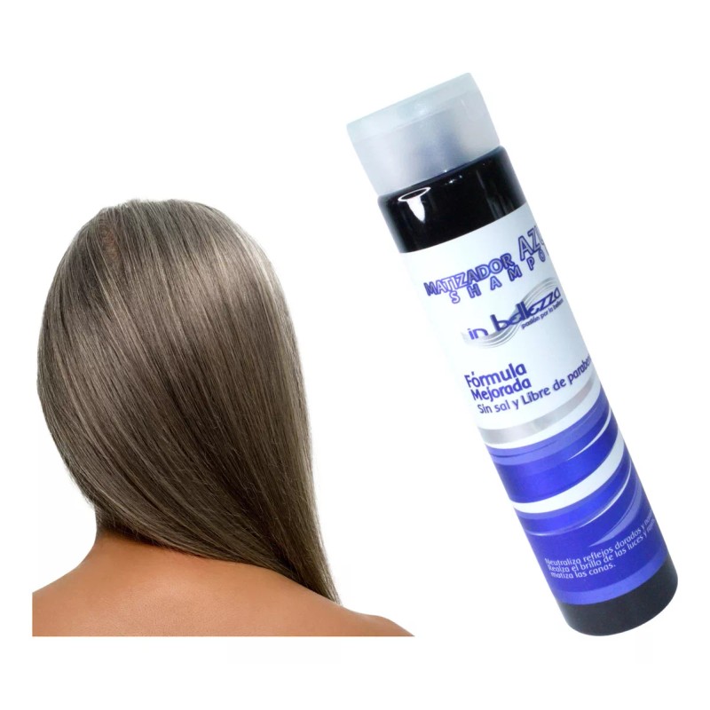 Inbellezza Shampoo Matizador Azul Para El Cabello In Bellezza 500g