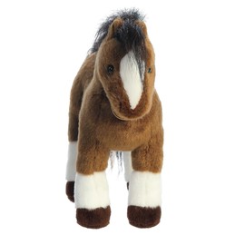 Aurora® Exquisite Breyer® Welsh Pony Stuffed Animal - Realistic Detailing - Imaginative Play - Brown 11 Inches