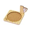 Nagano Factory Miffy DB580B Coaster with Ornament, Miffy, Dot Pattern,