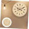COHEALI 2pcs Aluminum DIY Clock Dial Replacement Roman Numeral Design