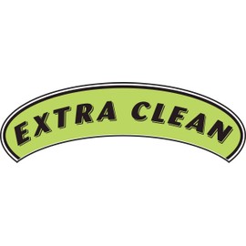SSWBasics Arch Windshield Slogan Sticker - Black/Neon Green - Extra Clean - 2 3/4ʺW x 12ʺL - Pack of 12