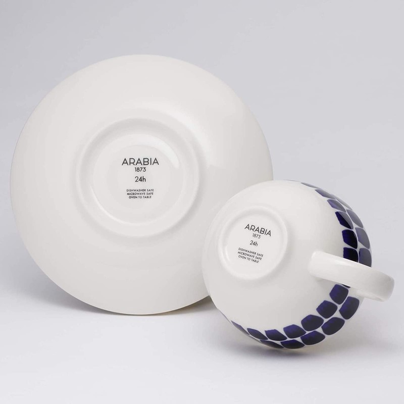 Arabia 1054176 24h Tuokio Cup & Saucer, Approx. 9.2 fl