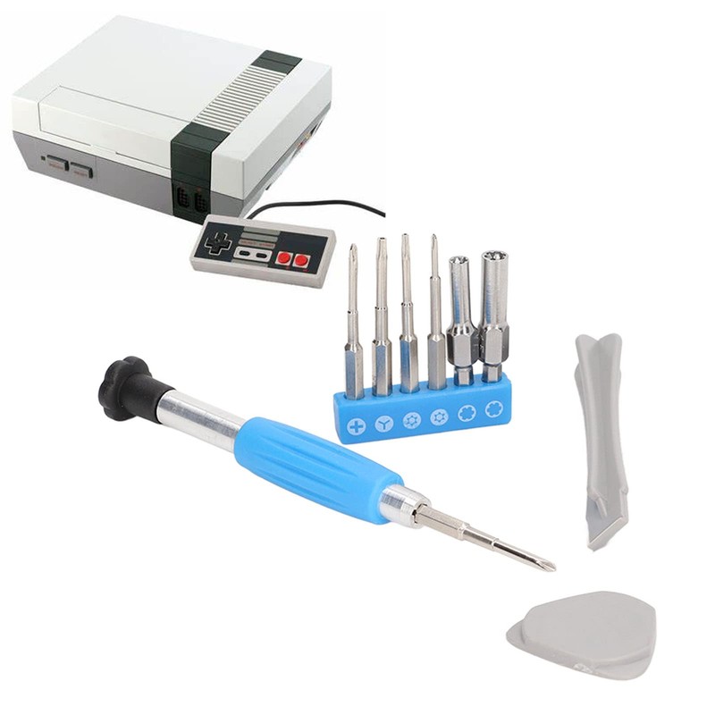 Kit de Herramientas de Reparación de Destornilladores para Switch SNES