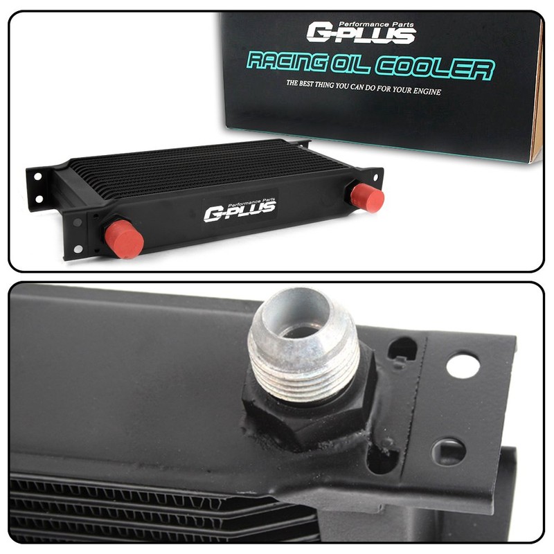 G-PLUS 19 Row GM Aluminum Engine Transmission Oil Cooler Kit