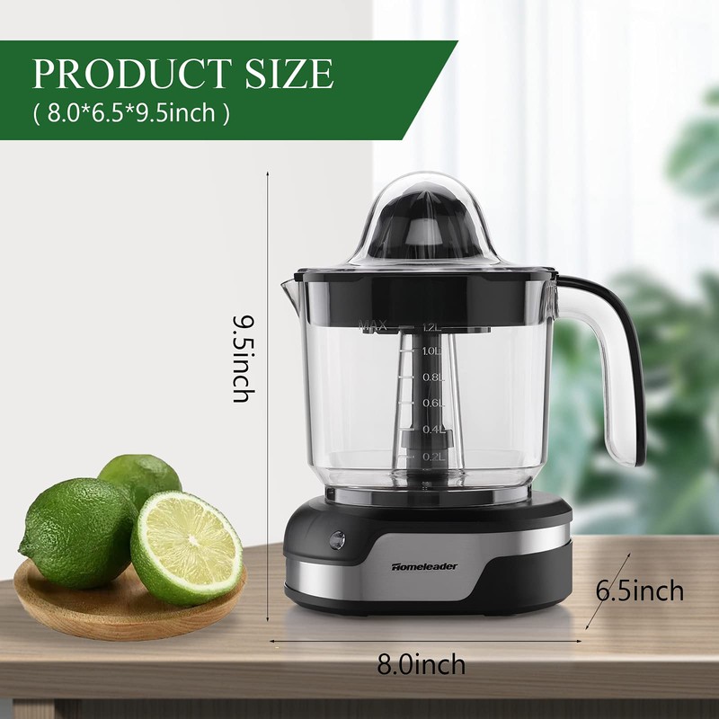 Homeleader Upgraded Orange Juicer, Stainless Steel Citrus Press for Effortless
