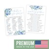 Dusty Blue Bridal Shower Games IB4