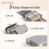 ActCosy 8Pack Sheet Organizers and Storage with Handles – Foldable