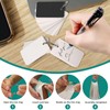 ASTIMESA Blank Flash Index Cards with Rings & Covers, 2.7