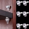 100 x 3mm Shelf Brackets Brackets Brackets for Bookcase Display