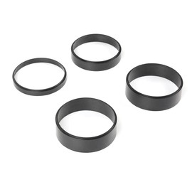 PIT66 4Pcs Air Cleaner Spacer Plastic Compatible with Edelbrock Holley Riser 1/2"-2"Kit Black