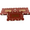 10 x Poker Casino Numbered Plastic Chip Plaques 74 x