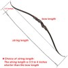 ZSHJG Handmade Archery Bow Cords 48-70 Inch Bow String for