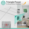 6 Pcs Wire Shelving Support Brackets 12in Wire Shelf Support