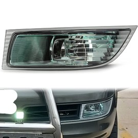 HECASA Fog Light Compatible with 2003-2009 Lexus GX470 Front Left Bumper Driving Fog Lamp w/Bulb Replacement for 81221-60080, LX2592105