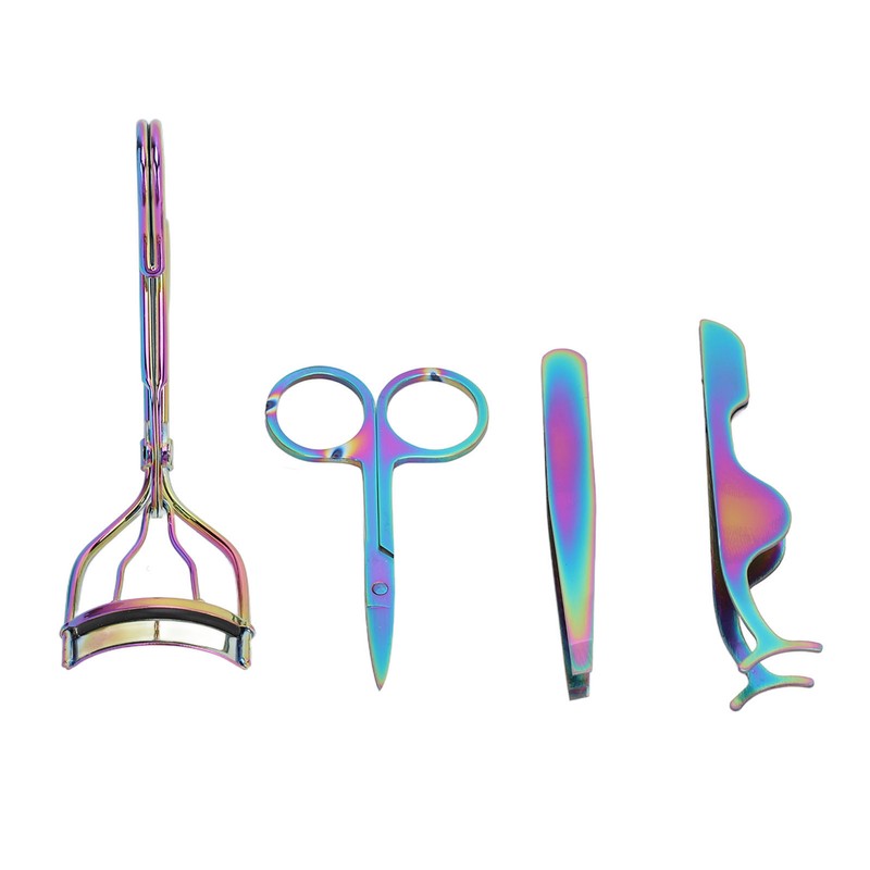 Eyelash Curler Set Humanized Design Colorful Durable Eyelash Curling Tools